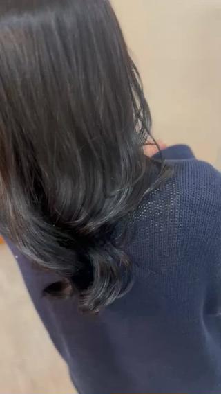 セミロング 飯星慧斗 /ブリーチ、縮毛矯正のヘアスタイル