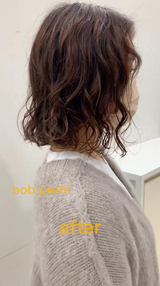 ボブパーマ 