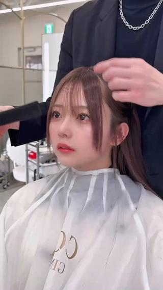 セミロング カラー COA GINZA 空也/前髪/顔まわりのヘアスタイル