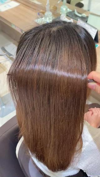 手で乾かしただけ!!
ご自宅で乾かして頂くだけで再現出来ます!!