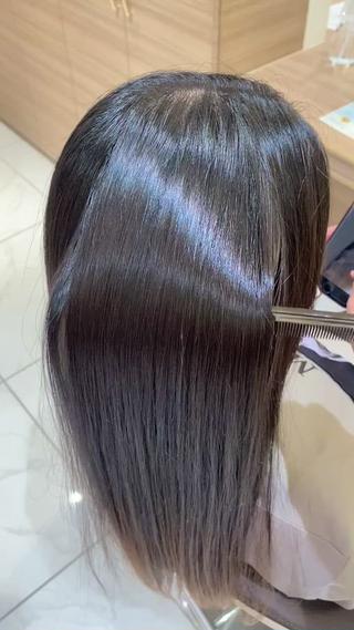 成分定着の為アイロン仕上げ
ダメージでお悩みの方は是非!!