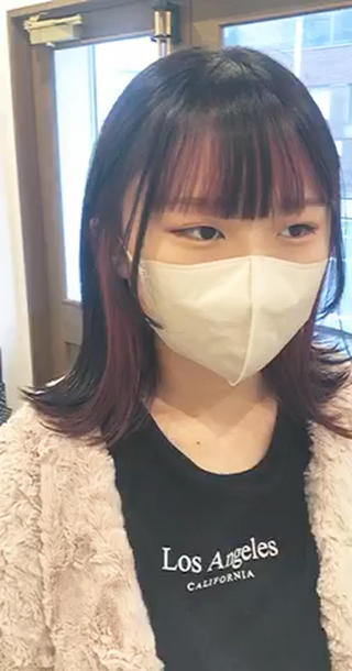 ミディアム カラー パーマ ヘアアレンジ 【ツヤ髪美容師】 ツダケイスケのヘアスタイル