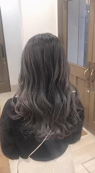 セミロング カラー パーマ ヘアアレンジ 【ツヤ髪美容師】 ツダケイスケのヘアスタイル