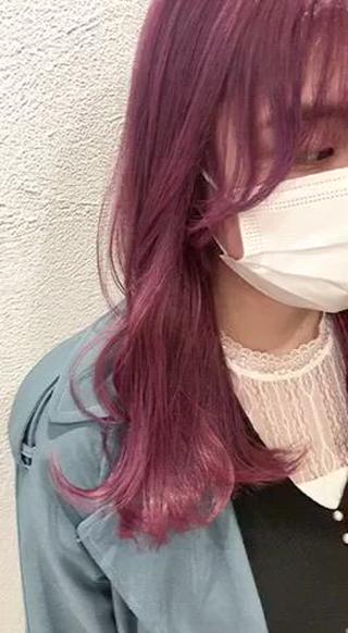 セミロング カラー パーマ ヘアアレンジ 【ツヤ髪美容師】 ツダケイスケのヘアスタイル