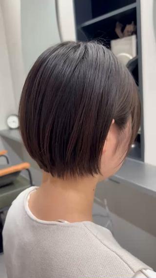 まるみショートボブ 