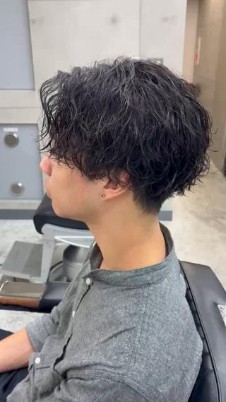 波巻きケアパーマ 