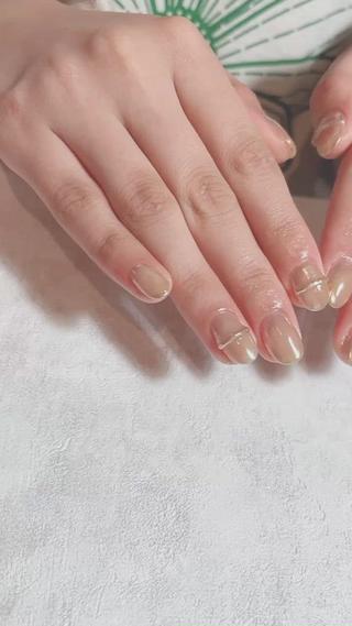 大人ミラーネイル 