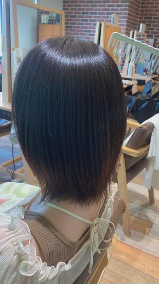 美髪矯正ストレート

まっすぐにまとまりやすくする
ナチュラルに仕上げるストレートで扱いやすさ
あがります！！ 