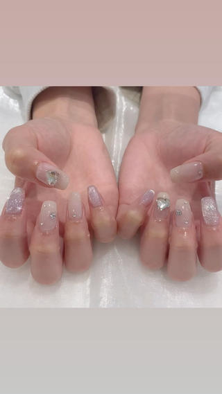 キラキラマグネットネイル 