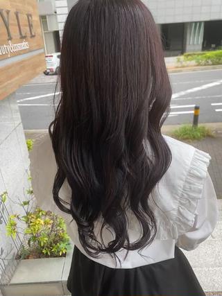 ロング カラー Iris by artina 武蔵小杉店【イリス バイ アルティナ】所属・🎼レイヤー/顔周り カット/nene♬のヘアスタイル