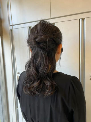 ヘアアレンジ Iris by artina 武蔵小杉店【イリス バイ アルティナ】所属・🎼レイヤー/顔周り カット/nene♬のヘアスタイル