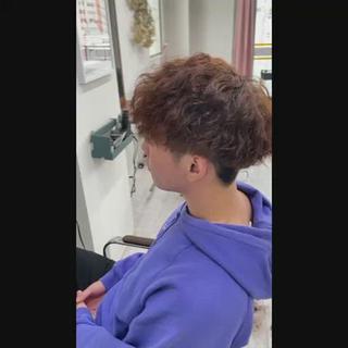 メンズカット＋パーマ️ 