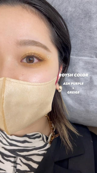 ロイッシュカラー140本
グレージュ70×アッシュパープル70
︎Cカール
︎0.15mm
︎10.11mm
 