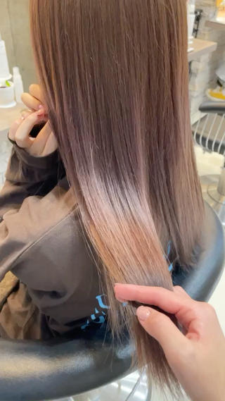 カラーしてもつやつや 