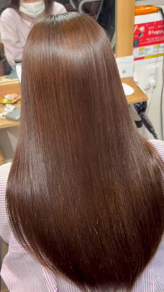 トリートメントをいれてツヤツヤ髪に️ 
