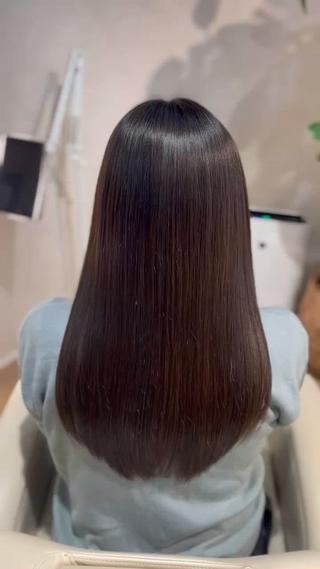 髪質改善カラー️️
オリーブグレージュ 