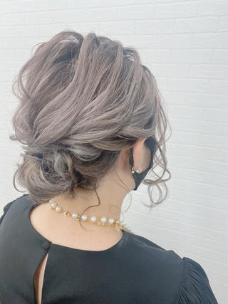 アップ風
肩上ボブさんの
ボブアレンジ♡ 