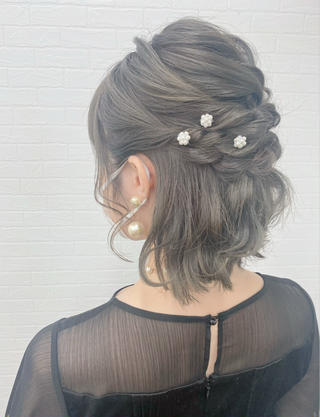 ハーフアップ♡ 