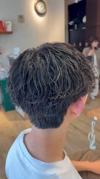 パーマ メンズ メンズパーマ/垢抜け /メンズ特化/颯大のヘアスタイル