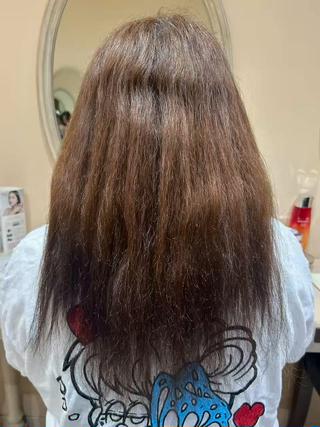 ロング カラー パーマ 新宿✨顔周りカット 韓国ヘア/坂本亜裟海のヘアスタイル