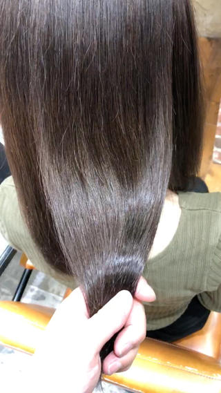 ミディアム カラー 新宿✨顔周りカット 韓国ヘア/坂本亜裟海のヘアスタイル