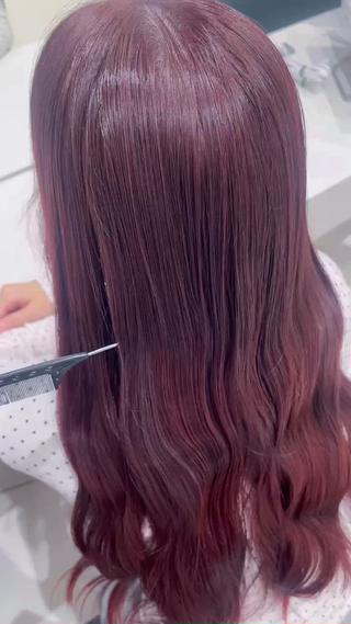 ロング カラー Haru /暖色🍒 /髪質改善のヘアスタイル