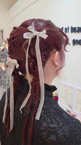 ヘアアレンジ ヴィサージュfine所属・Aina🌷 /カットモデル募集のヘアスタイル