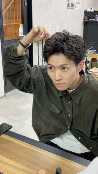 ピンパーマでラフスパイキーショート！ 