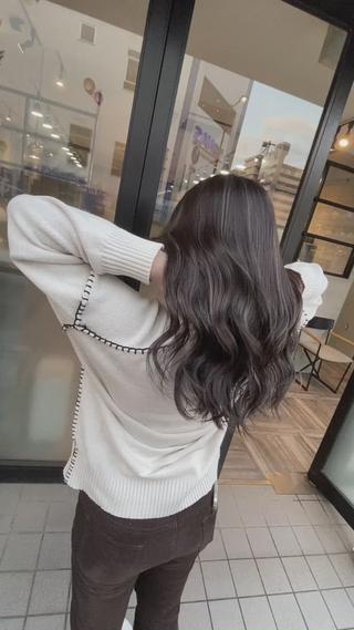 ロング カラー ヘアアレンジ Belle hair Design青野大貴のヘアスタイル