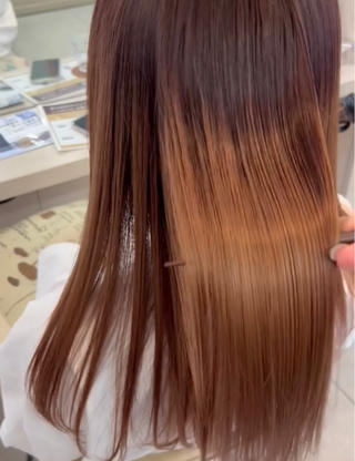 ロング ガーリー/暖色カラー /横浜/さくらのヘアスタイル