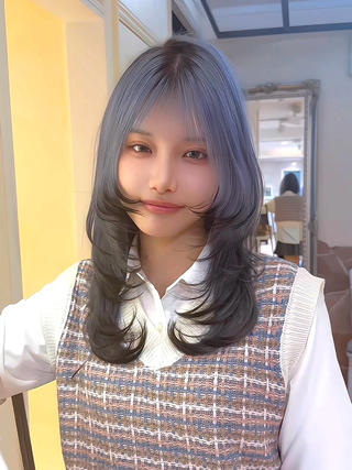 ロング 韓国系レイヤー特化 hiroのヘアスタイル