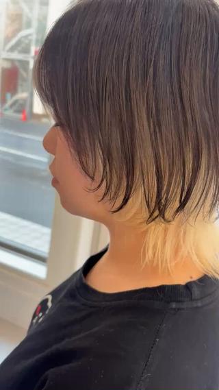 ミディアム 新村 華奈絵のヘアスタイル
