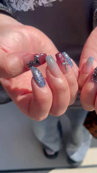 ラメラメ大好きネイル
持ち込みパーツ 