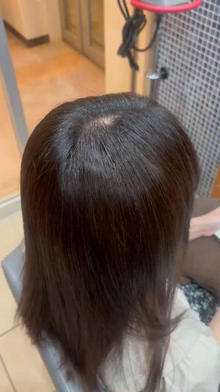 ロング カラー レイヤーカット/ 縮毛矯正/海音のヘアスタイル