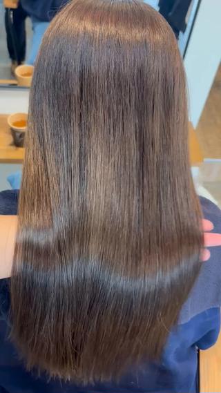 傷んでてもここまでサラサラ髪に 