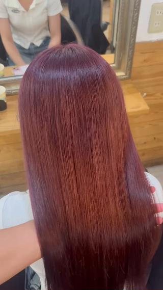 ロング カラー ブルーJR高槻本店所属・高槻/美髪/艶髪カラ ー髪質改善特化たくみのヘアスタイル