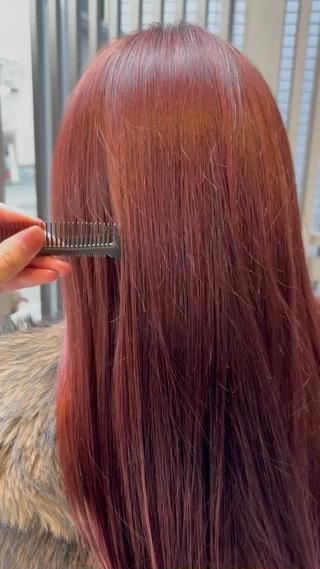 ロング カラー ブルーJR高槻本店所属・高槻No.1髪質改善 /艶髪カラー/たくみのヘアスタイル