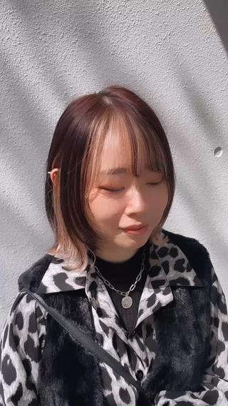 フェイスフレーミングウルフレイヤーカット
可愛さもありつつ個性的なデザイン