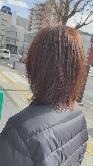 ミディアム カラー インナーカラー指名 No.1菊池柊真のヘアスタイル