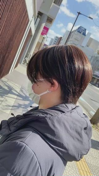 スタイリングはオイルのみ！
いい感じに 