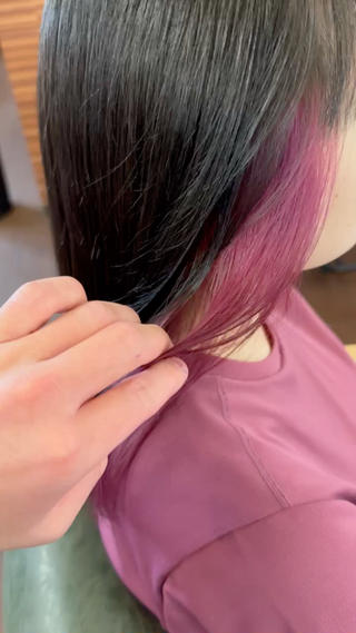 ワンブリーチのバイオレットピンク️ 