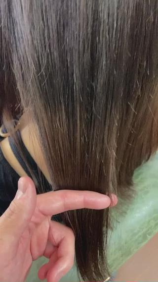 セミロング インナーカラー指名 No.1菊池柊真のヘアスタイル