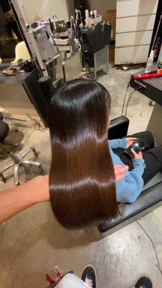 ロング 本多將人 カットモデル大募集のヘアスタイル