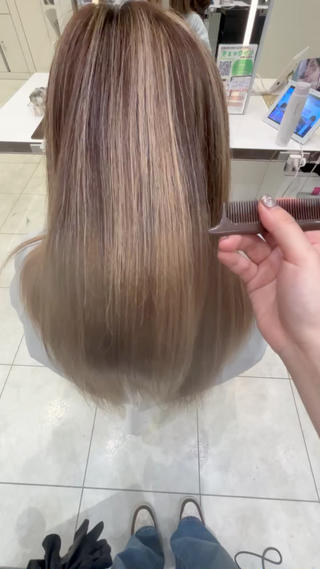 ロング カラー/ツヤ髪/ ヘッドスパ/りおんのヘアスタイル