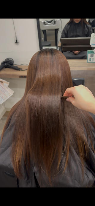 ロング 大浦 姫奈のヘアスタイル