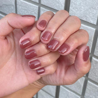 #ワンカラーネイル 