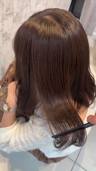 セミロング カラー 🩰モテ艶girly ヘア🪽彩香‎🪡⟡のヘアスタイル