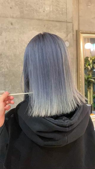 ブリーチ3回履歴をツヤツヤハイトーンに