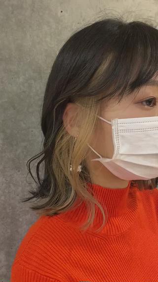 ミディアム 齋藤 椋哉のヘアスタイル