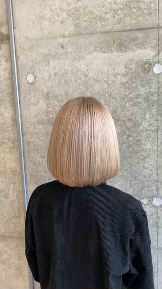 ブリーチ二回ホワイトベージュ